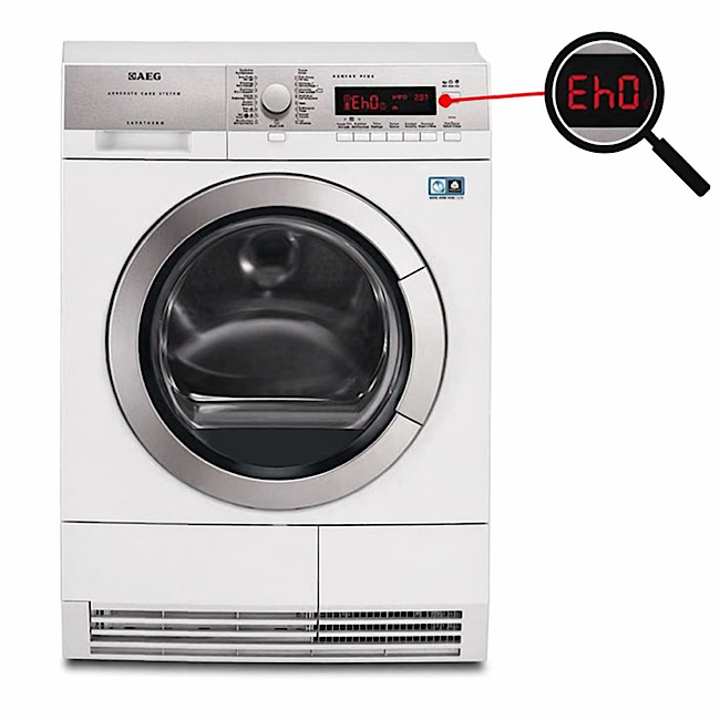 AEG dryer EH0 error – cause and solution (T76785DIH2)